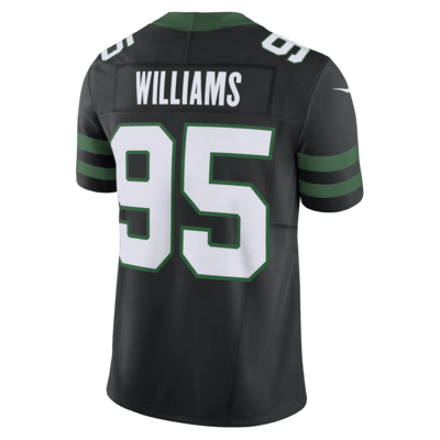 Jersey de fútbol americano Nike Dri-FIT de la NFL Limited para hombre Quinnen Williams New York Jets