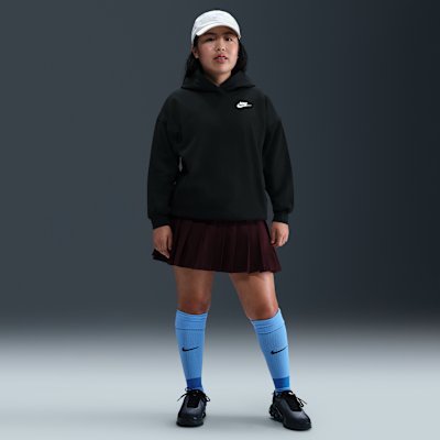 Sudadera con gorro oversized para niña talla grande (talla amplia) Nike Sportswear Club Fleece