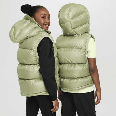 Nike Sportswear Heavyweight Synthetic Fill EasyOn Therma-FIT Repel ruimvallende bodywarmer met capuchon voor kids