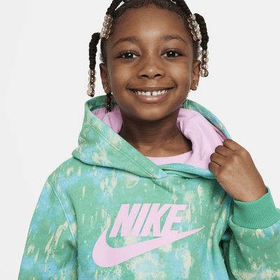 Sudadera con gorro sin cierre infantil Nike Printed Club