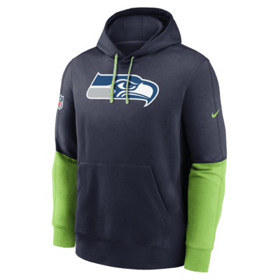 Seattle Seahawks Sideline Team Issue Club Men's Nike NFL Pullover Hoodie