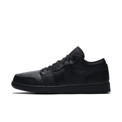 jordan 1 black low top