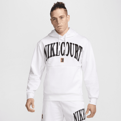 Felpa da tennis in fleece con cappuccio Dri-FIT NikeCourt Heritage – Uomo