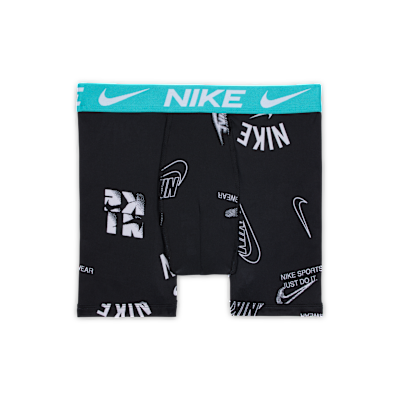Ropa interior estampada para niños talla grande (paquete de 3) Nike Dri-FIT Essentials