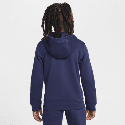 3e sweat à capuche Nike Football Inter Milan Club pour ado (garçon)