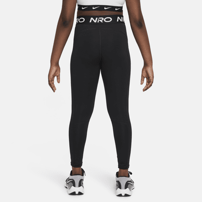 Nike Pro Leak Protection: Period Girls' Dri-FIT Leggings (Extended Size)