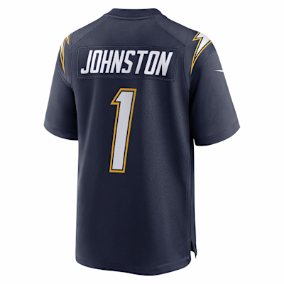 Jersey Nike de la NFL Game para hombre Quentin Johnston Los Angeles Chargers