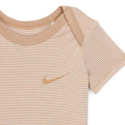 Nike Baby (0-6M) Striped Bodysuit and Joggers Set
