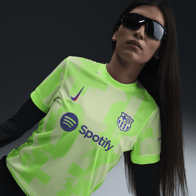 Jersey de fútbol Nike Dri-FIT Replica del FC Barcelona alternativo 2024/25 Stadium para mujer