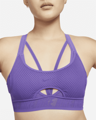 lilac nike sports bra