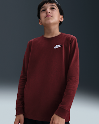 Детская футболка Nike Sportswear Big Kids' Long-Sleeve