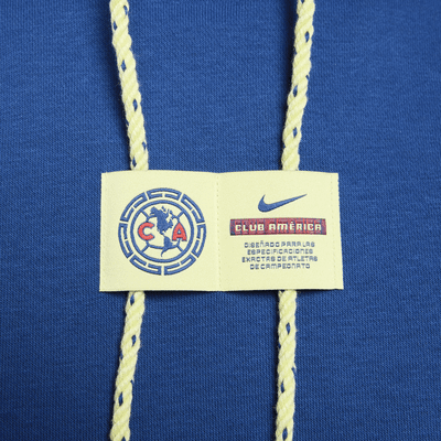 Sudadera con gorro sin cierre de fútbol Nike de French Terry para hombre Club América