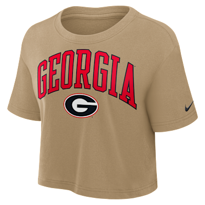 Georgia Athletic Prep Arch Women's Nike Dri-FIT College Cropped T-Shirt from Nike - $40