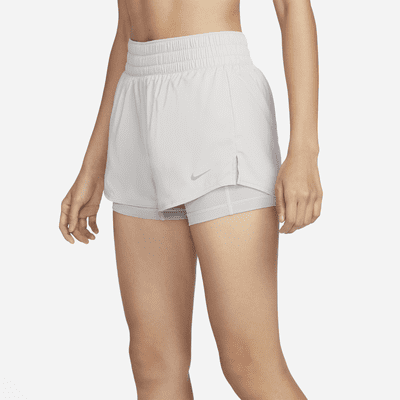 Nike Dri-FIT One Women's Mid-Rise 8cm (approx.) 2-in-1 Shorts