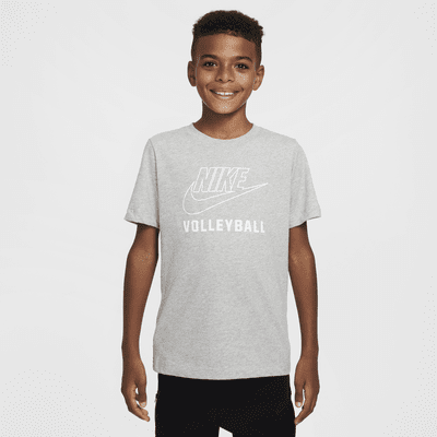 Playera de vóleibol para niños talla grande Nike Swoosh