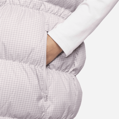 Ladies - White Puffer Vest - Size: M - H&M