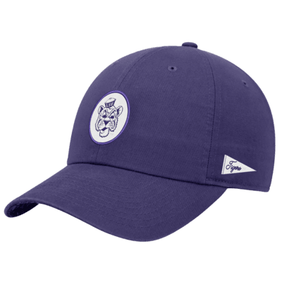 Gorra ajustable universitaria Nike con logotipo de LSU