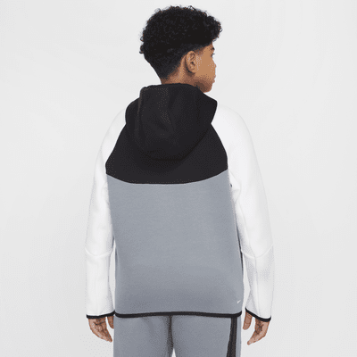 Nike Sportswear Tech Fleece hosszú cipzáras kapucnis pulóver nagyobb gyerekeknek (bővített méret)