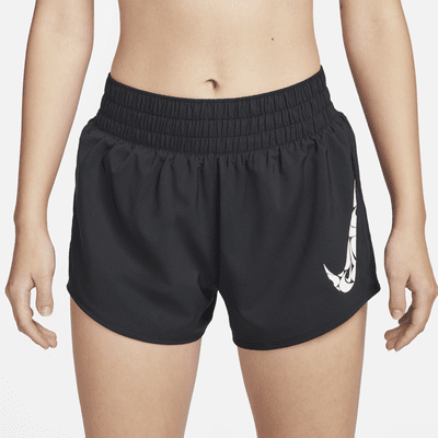 Nike One 女款 Dri-FIT 中腰 3" 附內裡褲短褲