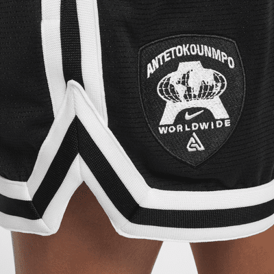 Giannis DNA Dri-FIT basketbalshorts voor kids