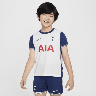 Tottenham Hotspur 2024/25 Stadium Home Younger Kids' Nike Football Replica 3-Piece Kit