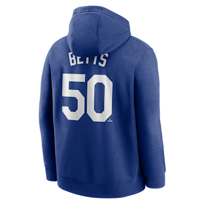Mookie Betts Los Angeles Dodgers Club Men's Nike MLB Pullover Hoodie