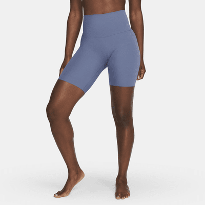 Shorts de ciclista de cintura alta de 20 cm con soporte suave para mujer Nike Zenvy