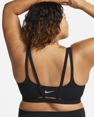 Женские  Nike Zenvy Strappy Light-Support Padded Sports Bra (Plus Size)