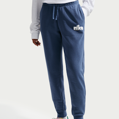 Nike Sportswear Club Fleece Grafikli Normal Belli Kadın Eşofman Altı görsel 2