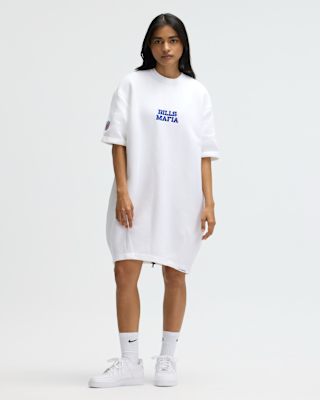 Женское платье Buffalo Bills Rivalries Collection Oversized Tech Fleece Nike NFL Dress