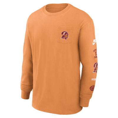 Tampa Bay Buccaneers Rewind Max90 Pocket Men's Nike NFL Long-Sleeve T-Shirt