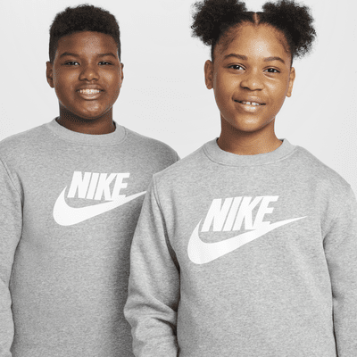 Nike Sportswear Club Fleece Big Kids' Sweatshirt (Extended Size)