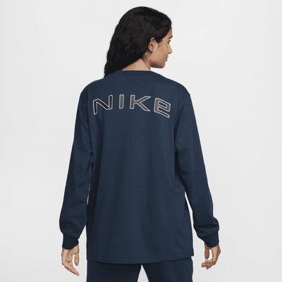 Playera de manga larga holgada para mujer Nike Sportswear