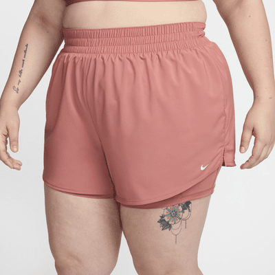 Nike Dri-FIT One Women's High-Waisted 3" 2-in-1 Shorts (Plus Size)