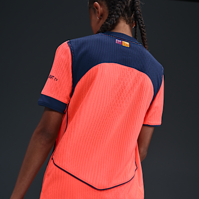F.C. Barcelona 2025/26 Match Third Older Kids' Nike Dri-FIT ADV Total 90 Football Authentic Shirt