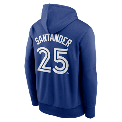 Sudadera con gorro sin cierre Nike Therma de la MLB para hombre Anthony Santander Toronto Blue Jays