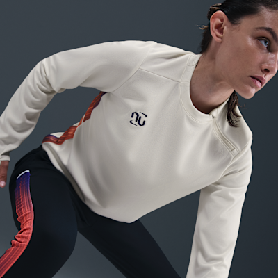 Playera de fútbol de cuello redondo Dri-FIT para mujer Nike United Academy