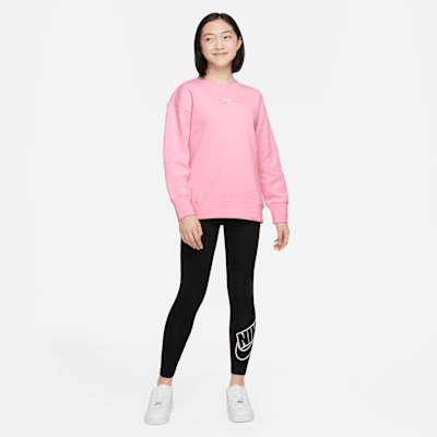 Nike Sportswear Club Fleece Big Kids' (Girls') Crew Sweatshirt