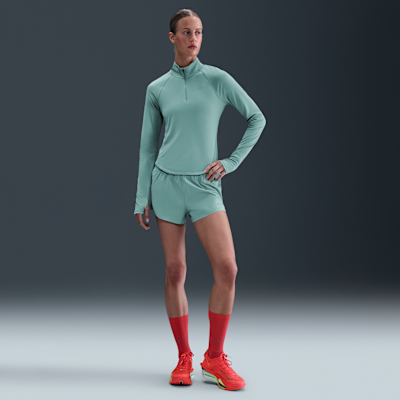 Nike Tempo Dri-FIT hardlooptop met korte rits voor dames