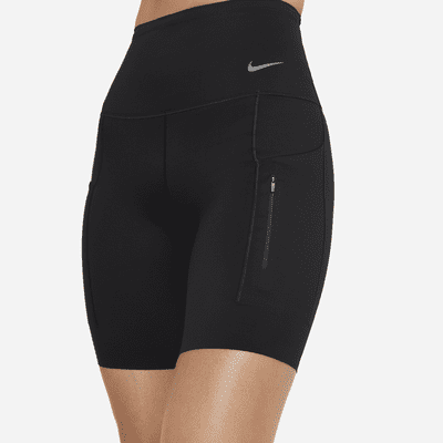 Nike Go Women's Firm-Support High-Waisted 20cm (approx.) Biker Shorts with Pockets