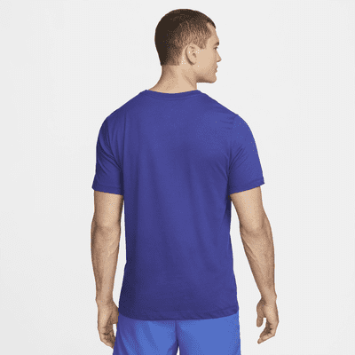 Nike Men's Dri-Fit Training T-Shirt - Laser Blue