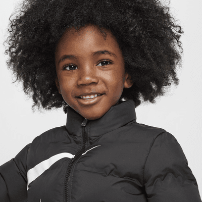 Nike Toddler Wrapped Swoosh Debossed Quilted Jacket