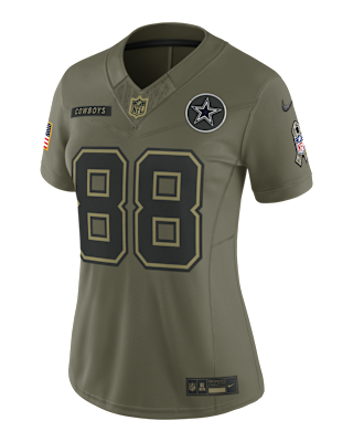 Женские джерси CeeDee Lamb Dallas Cowboys Salute to Service Nike Dri-FIT NFL Limited Jersey