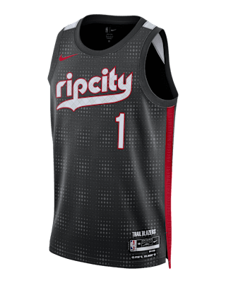 Мужские джерси Anfernee Simons Portland Trail Blazers 2024/25 City Edition Nike Dri-FIT NBA Swingman Jersey