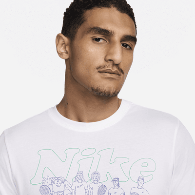 T-shirt da tennis Dri-FIT NikeCourt – Uomo