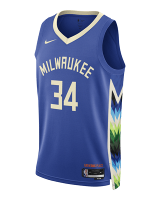 giannis antetokounmpo milwaukee bucks green jersey India