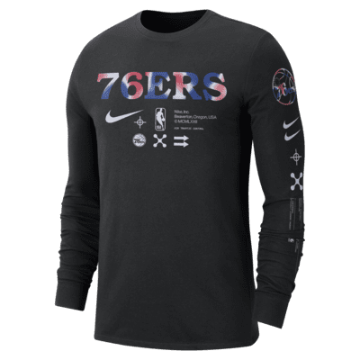 Philadelphia 76ers Men's Nike NBA Long-Sleeve T-Shirt