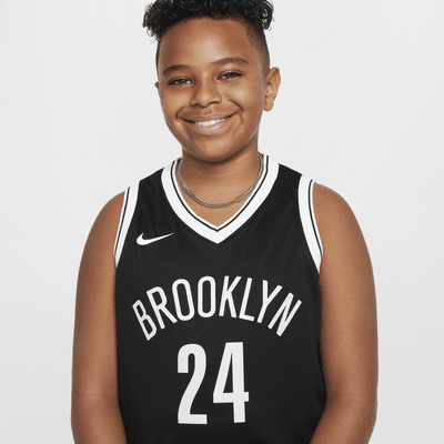 Brooklyn Nets Icon Edition 2021/22 Nike Swingman NBA-jersey voor kids