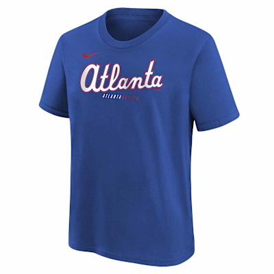 Atlanta Braves City Connect Wordmark Big Kids' Nike MLB T-Shirt from Nike - $28
