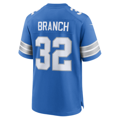 Brian Branch Detroit Lions Men's Nike NFL Game Football Jersey